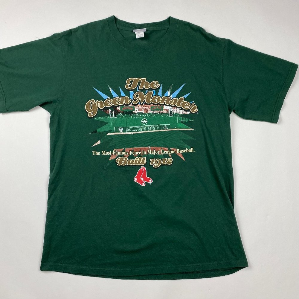 Vintage Fenway Park The Green Monster T Shirt Mens Large Boston Red Sox MLB
